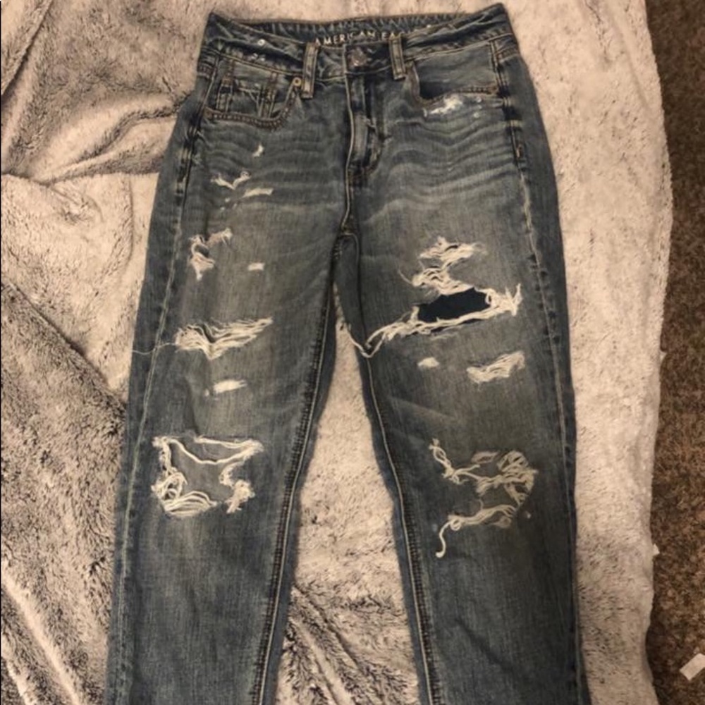 High Waisted Tomgirl Jeans